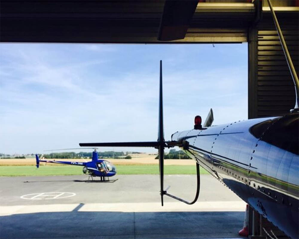 Hélicoptère - Aérodrome de Namur - Temploux